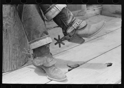 Cowboy Boots — Vintage Print. poster