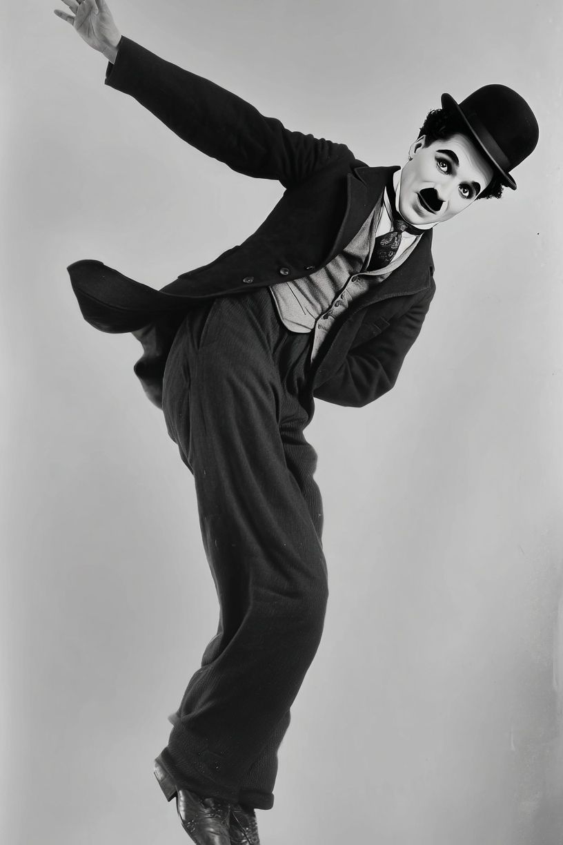 Charlie Chaplin — Vintage Print. poster detail