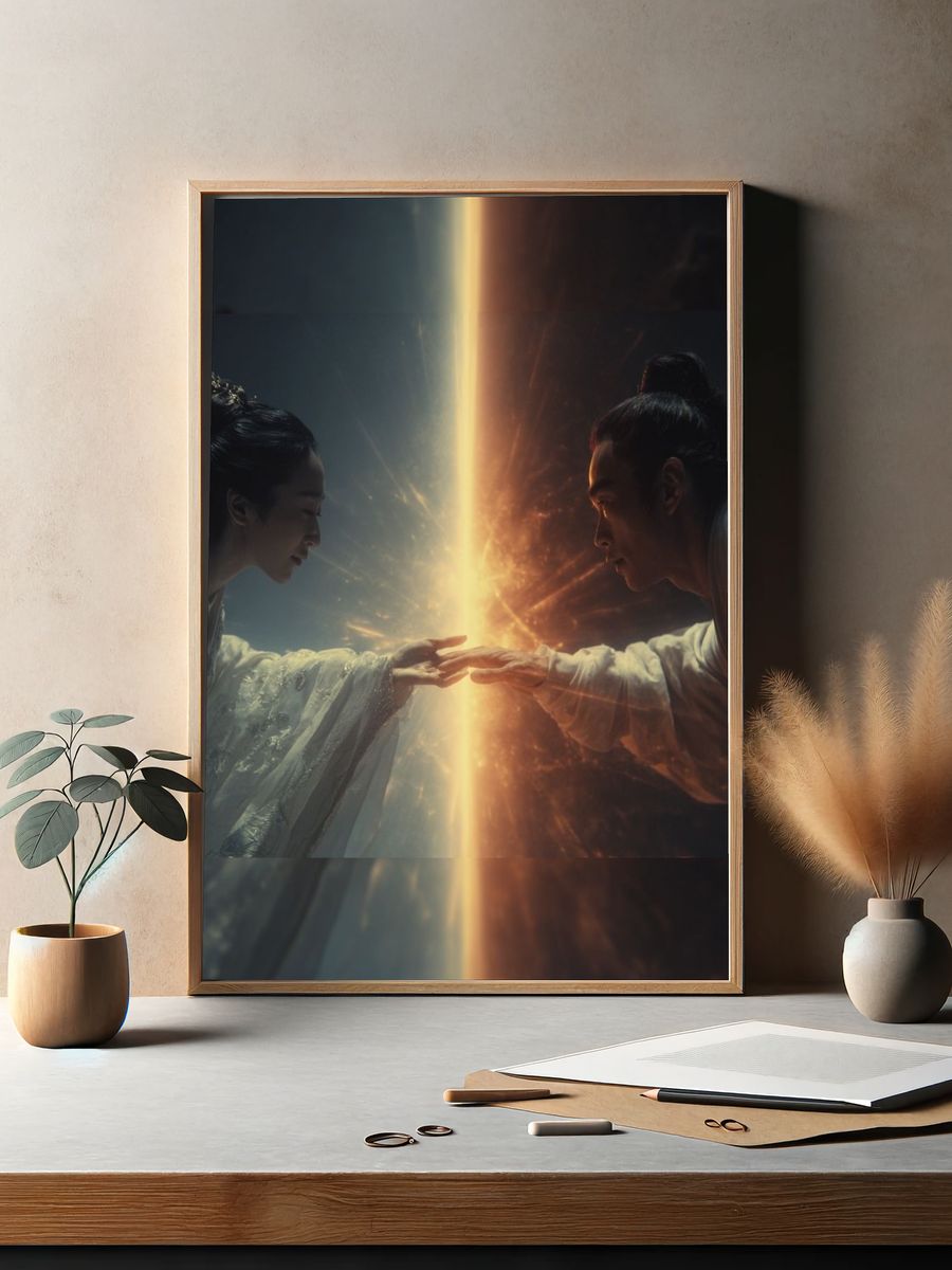 Celestial Duel Fantasy Print. — room view 2