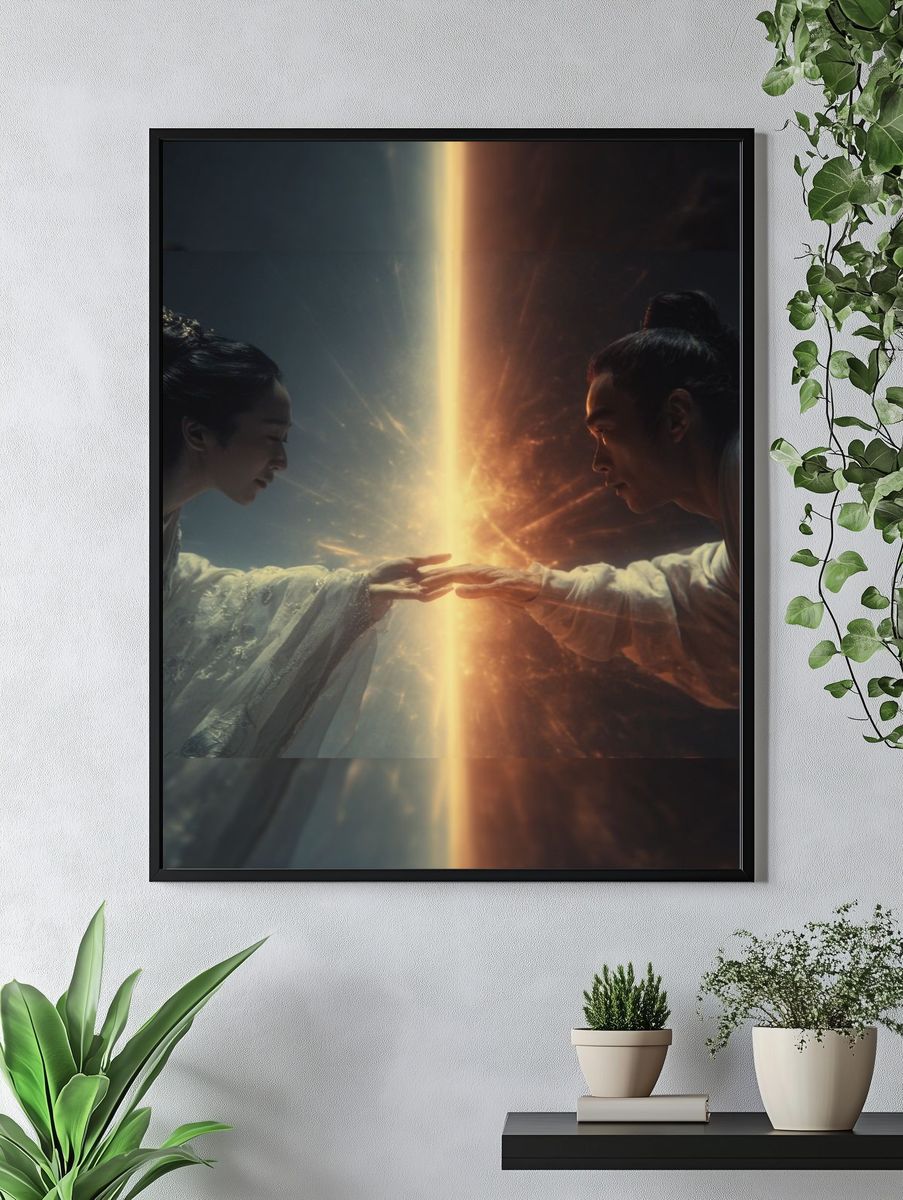 Celestial Duel Fantasy Print. — room view 4