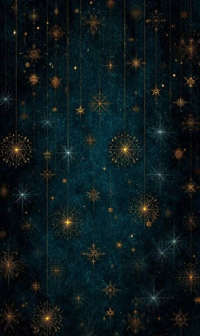 Celestial Starburst Night Sky Print.