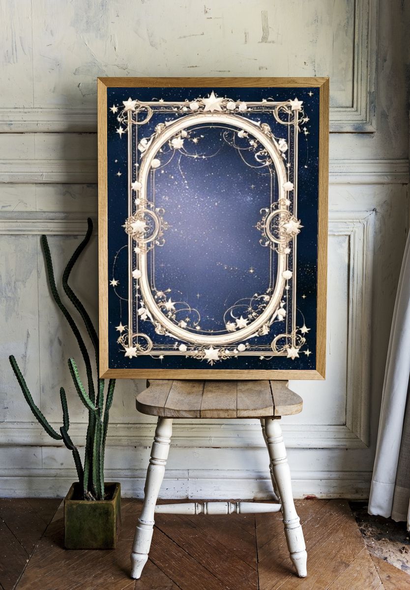 Celestial Ornate Frame Poster. room preview
