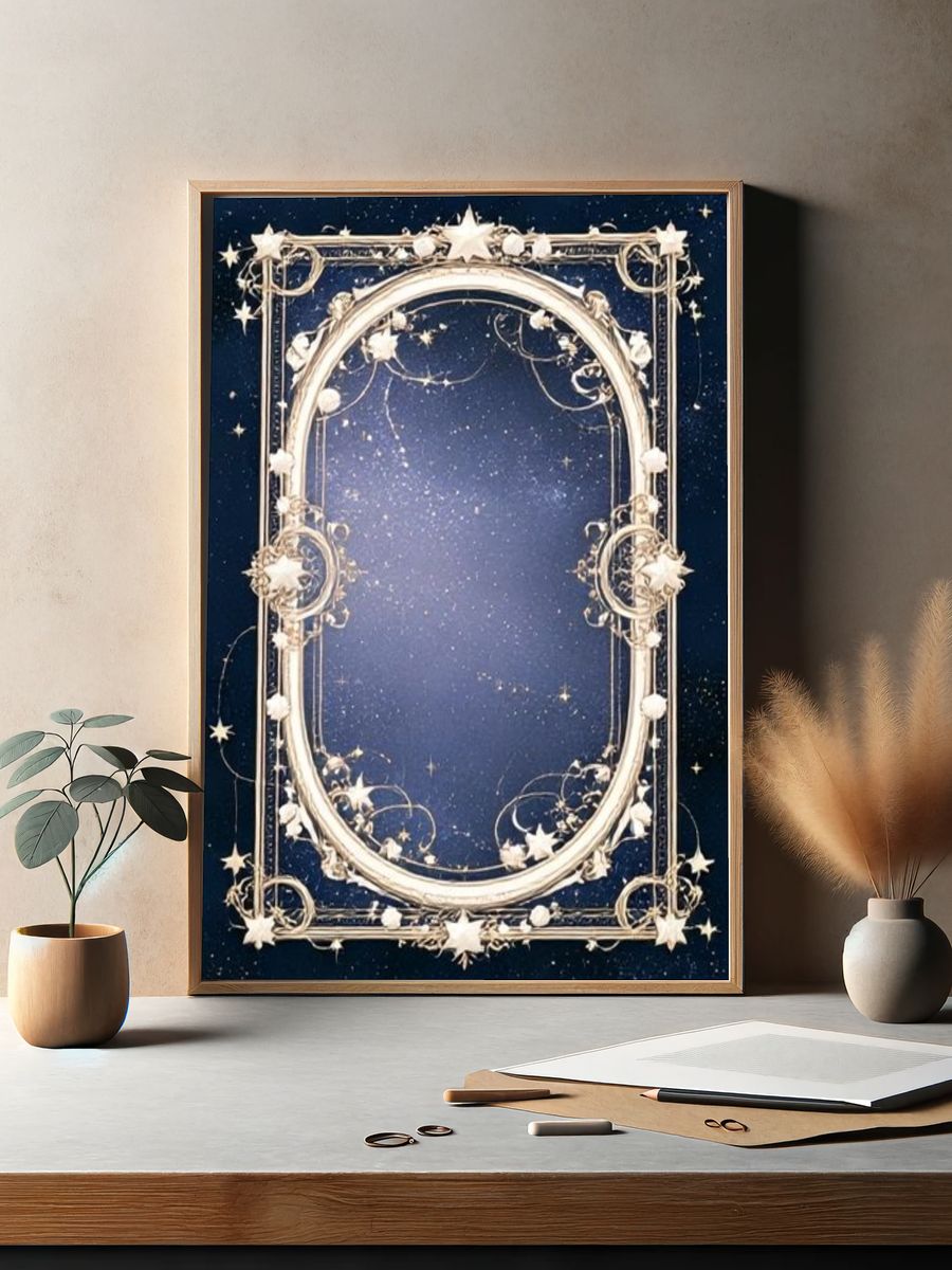 Celestial Ornate Frame Poster. — room view 2