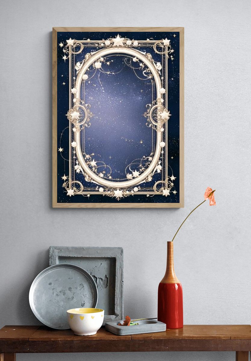 Celestial Ornate Frame Poster. — room view 3