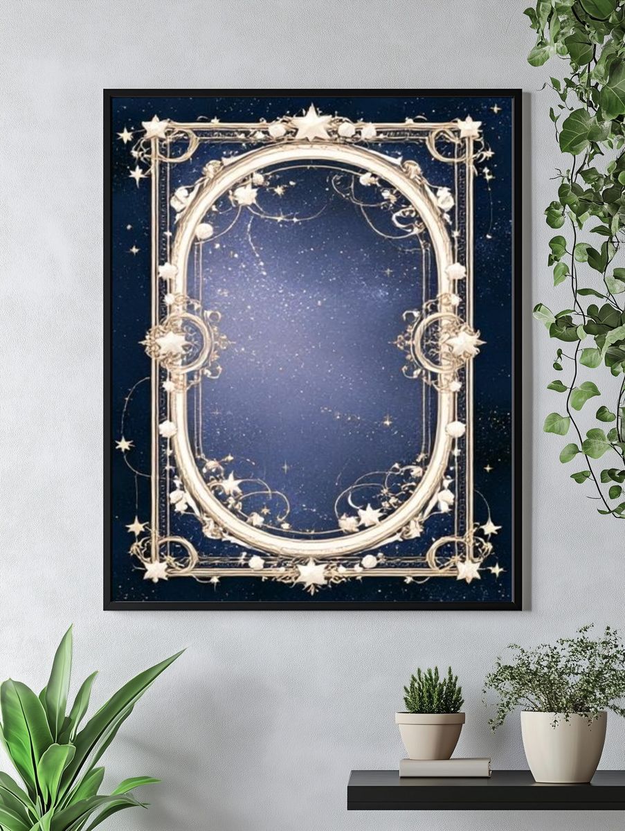Celestial Ornate Frame Poster. — room view 4