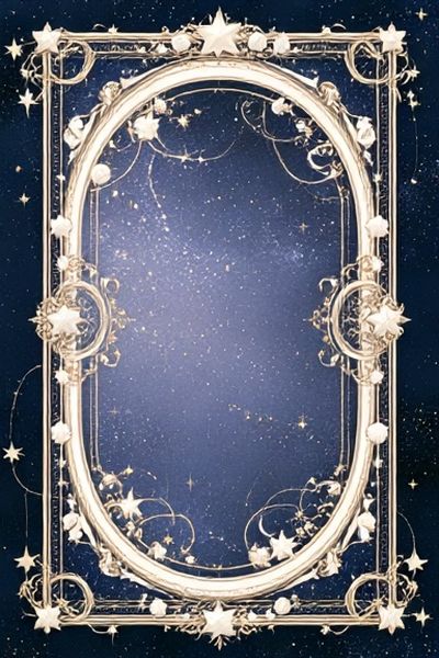 Celestial Ornate Frame Poster. poster