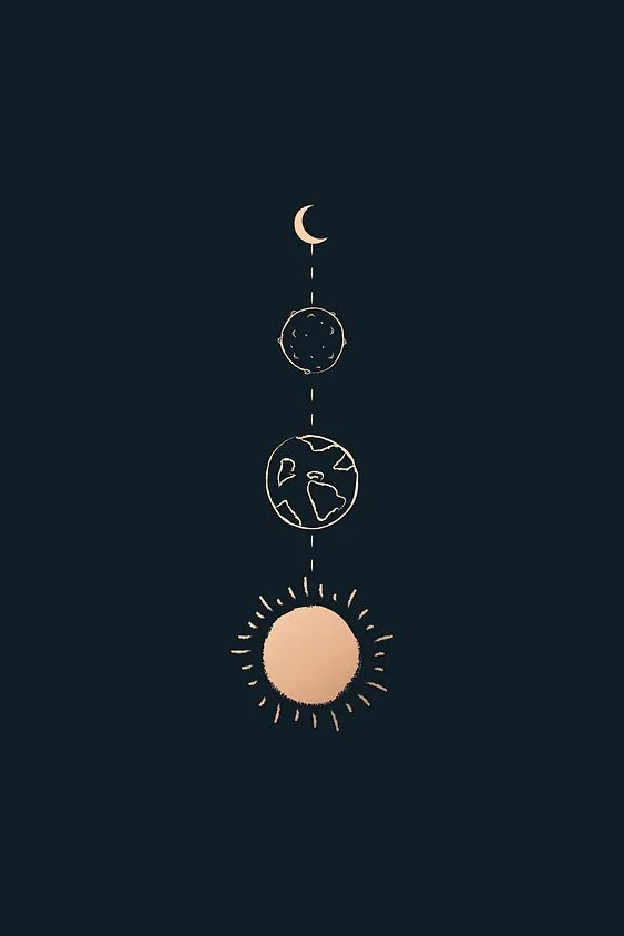 Celestial Bodies Minimalist Poster. poster — minimalist art