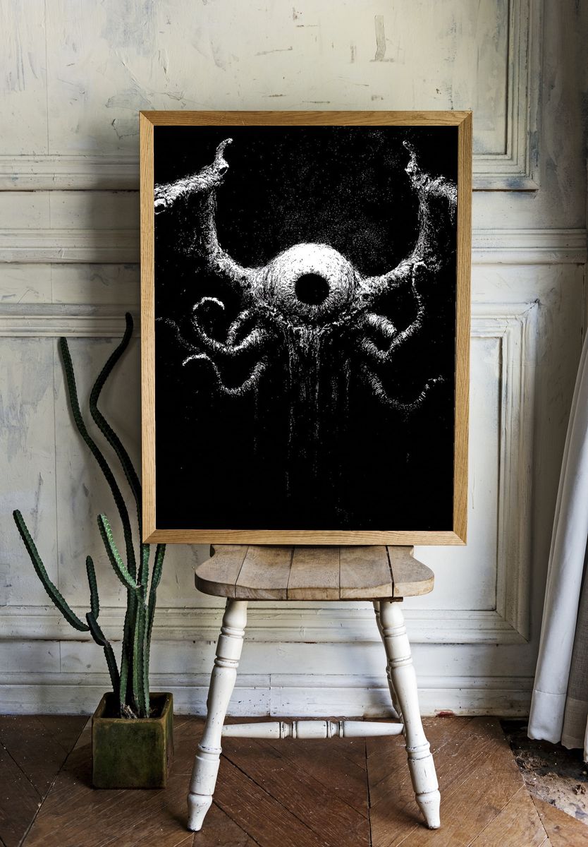 Cosmic Horror — Fine Art Print. — room view 1