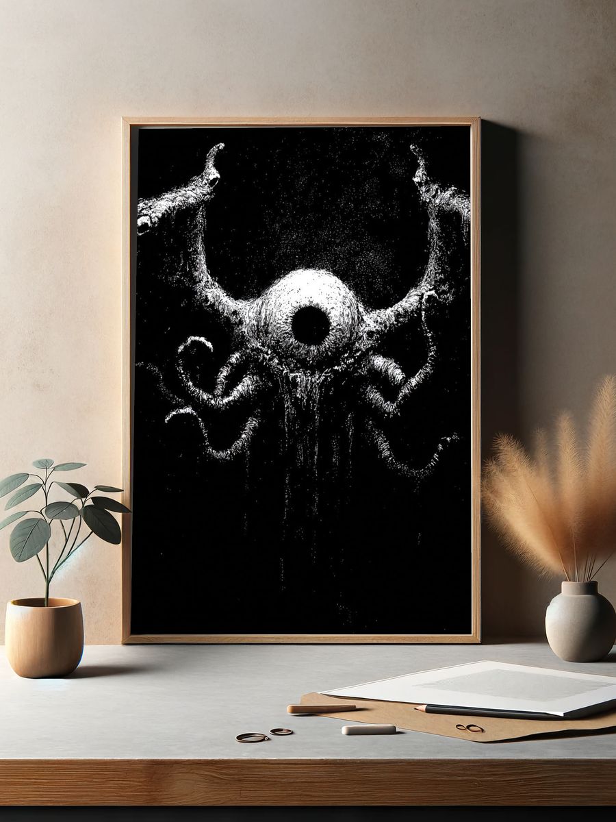 Cosmic Horror — Fine Art Print. — room view 2