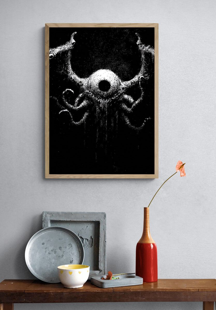 Cosmic Horror — Fine Art Print. — room view 3