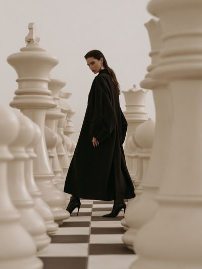 Chess Queen Fashion Photography Poster.