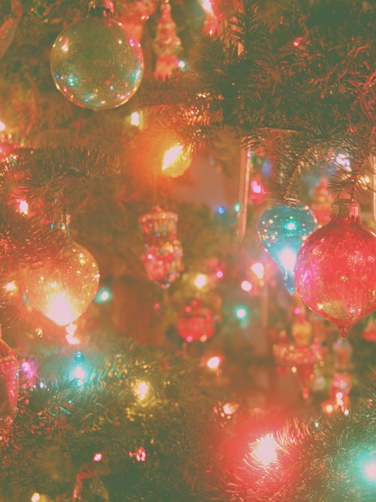Christmas Tree Lights Photography Poster. poster — photography art