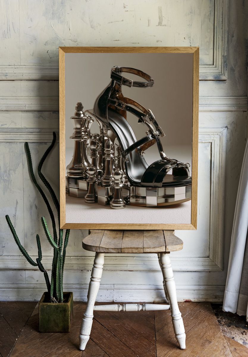 Chess Heel Still Life Poster. room preview