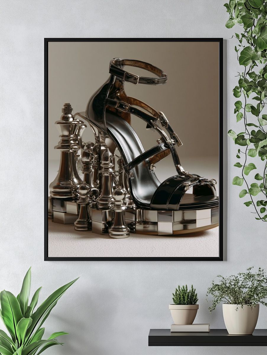 Chess Heel Still Life Poster. — room view 4