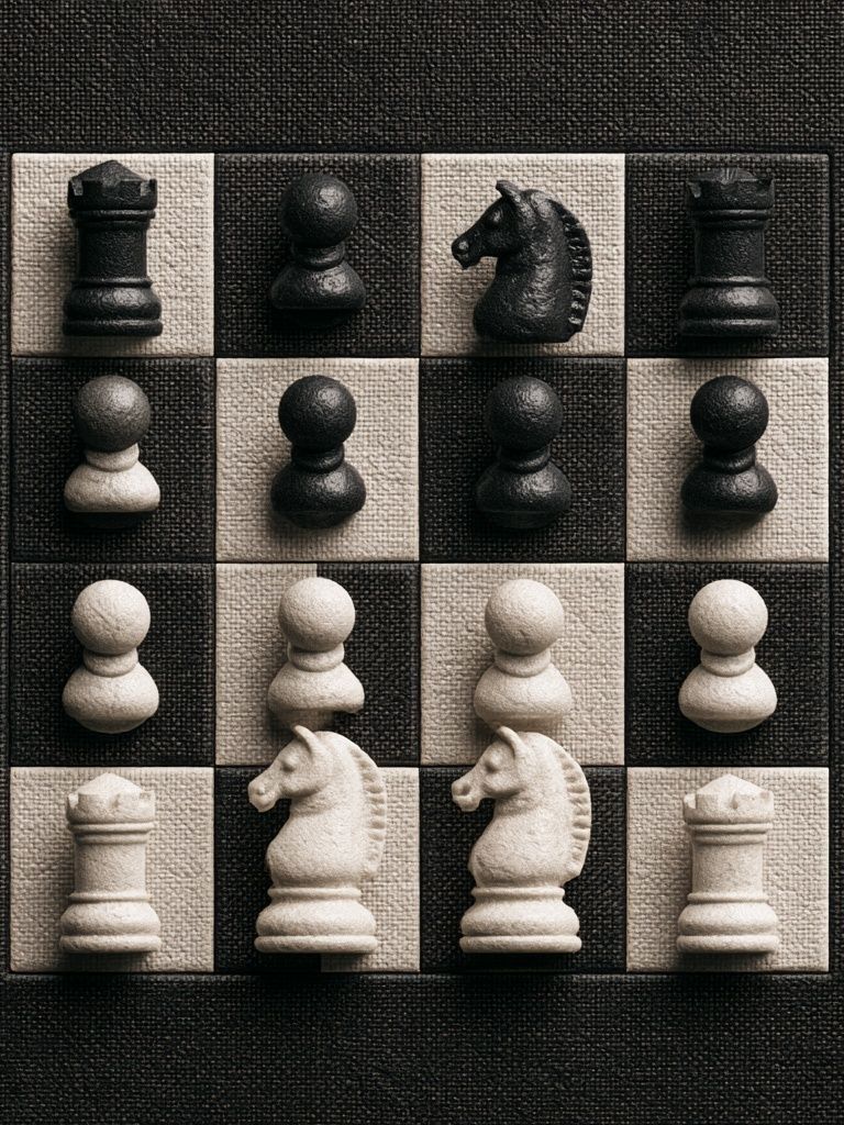Chessboard Still Life Photography Poster. poster — photography art