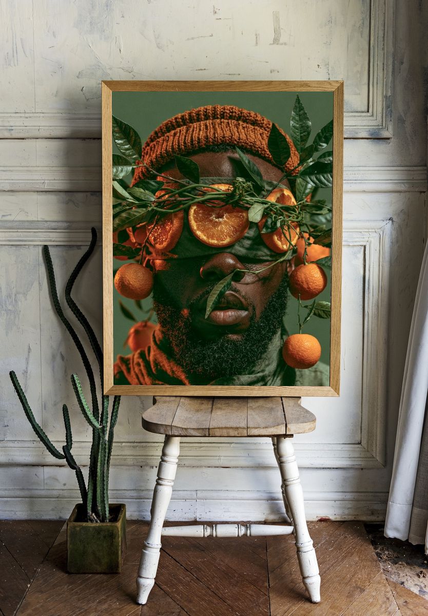 Citrus Portrait Fine-Art Print. room preview