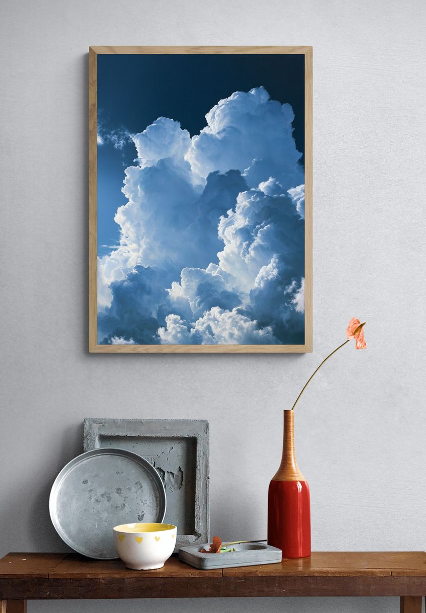 Dramatic Cloudscape Photography Poster. — room view 3