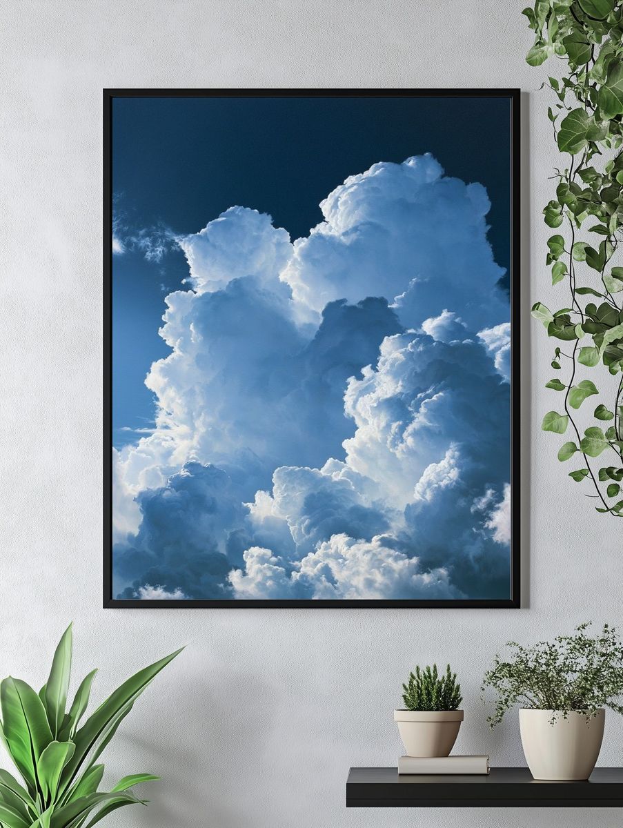 Dramatic Cloudscape Photography Poster. — room view 4