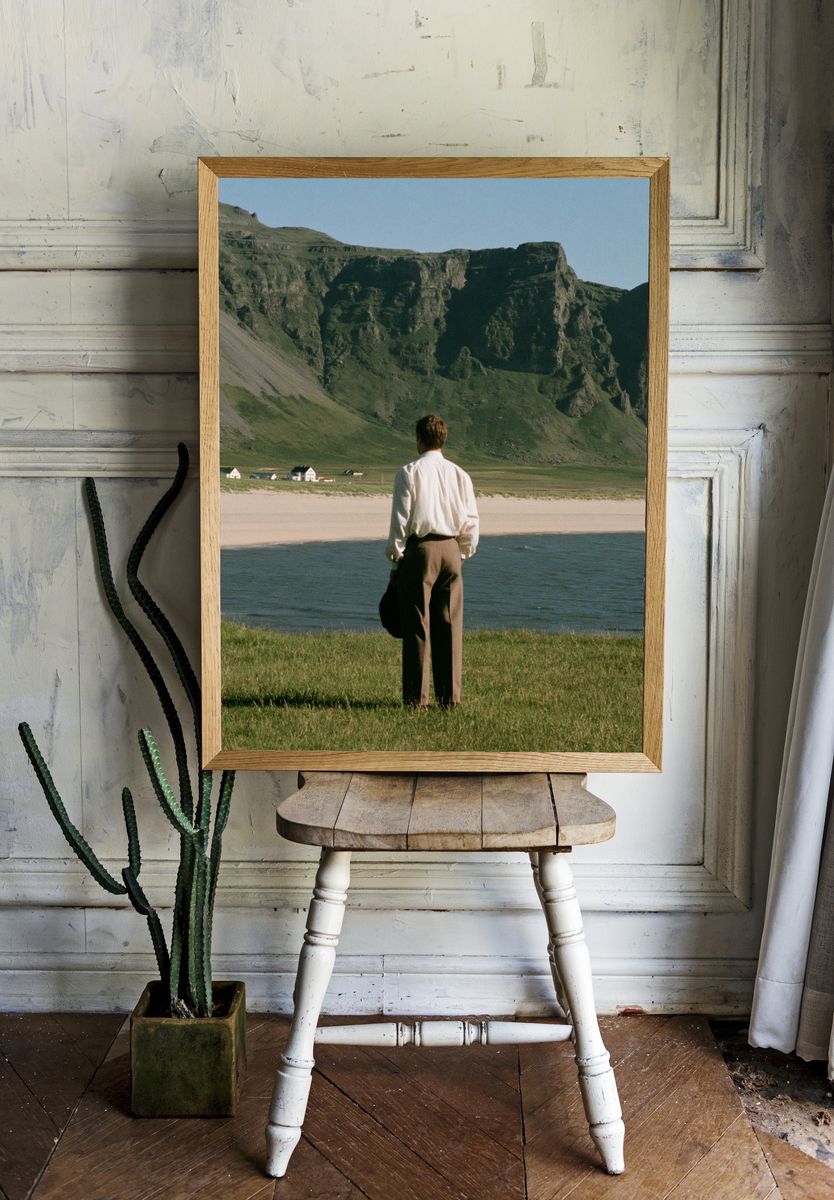 Coastal Cliff View Photography Poster. room preview