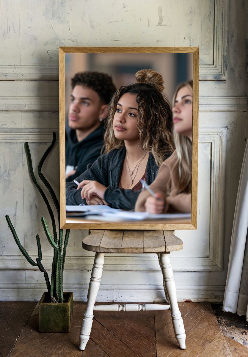 Classroom Portrait Photography Poster. — room view 1