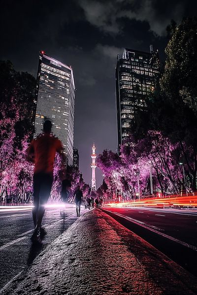 City Nightscape — Photography Poster. poster