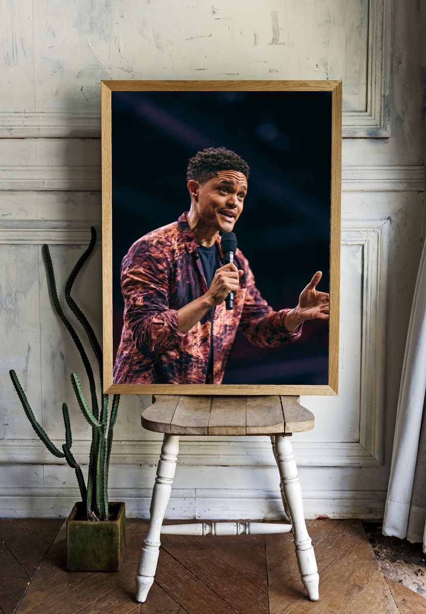 Stand-Up Comedian Portrait Print. room preview