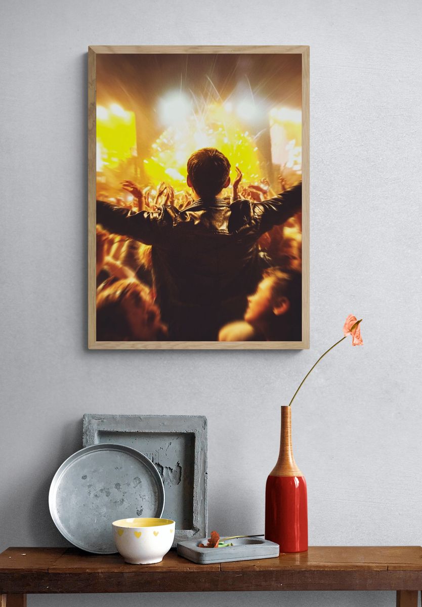 Concert Crowd Photography Poster. — room view 3