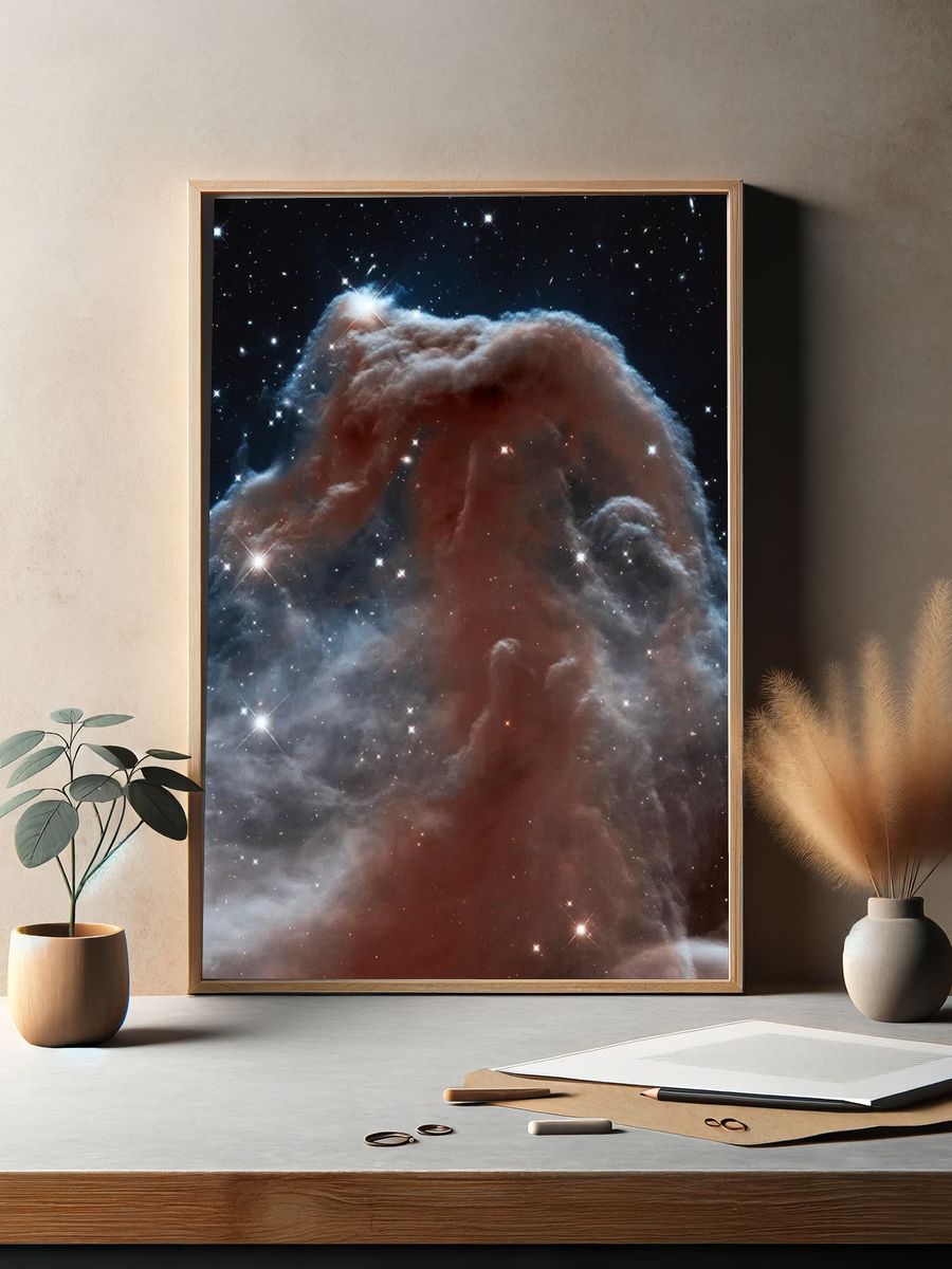 Backlit wisps along Horsehead Nebula's. — room view 2