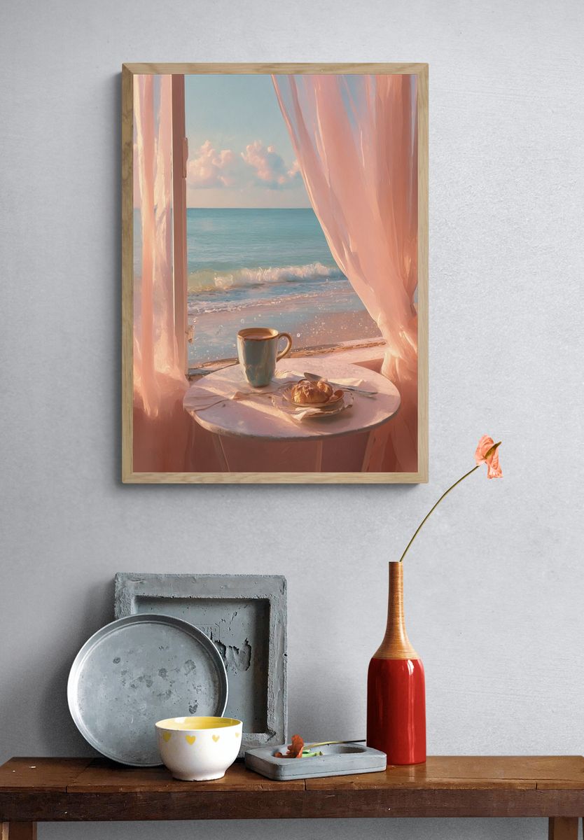 Coastal Morning View — Fine Art Print. — room view 3
