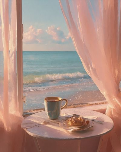 Coastal Morning View — Fine Art Print. poster