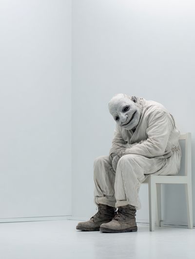 Creepy Clown Portrait Poster. poster