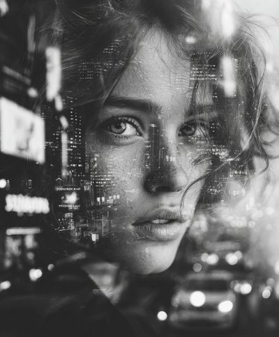 City Lights Portrait