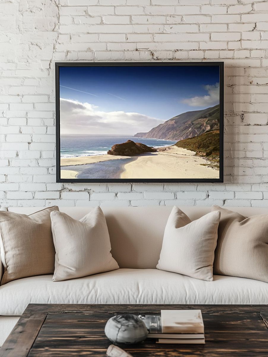 Coastal Landscape — Nature Print. — room view 1