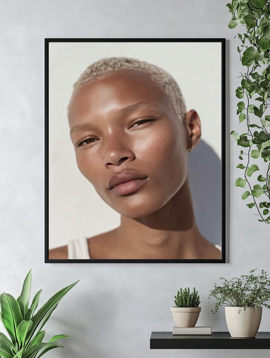 Close-Up Portrait — Photography Print. — room view 4