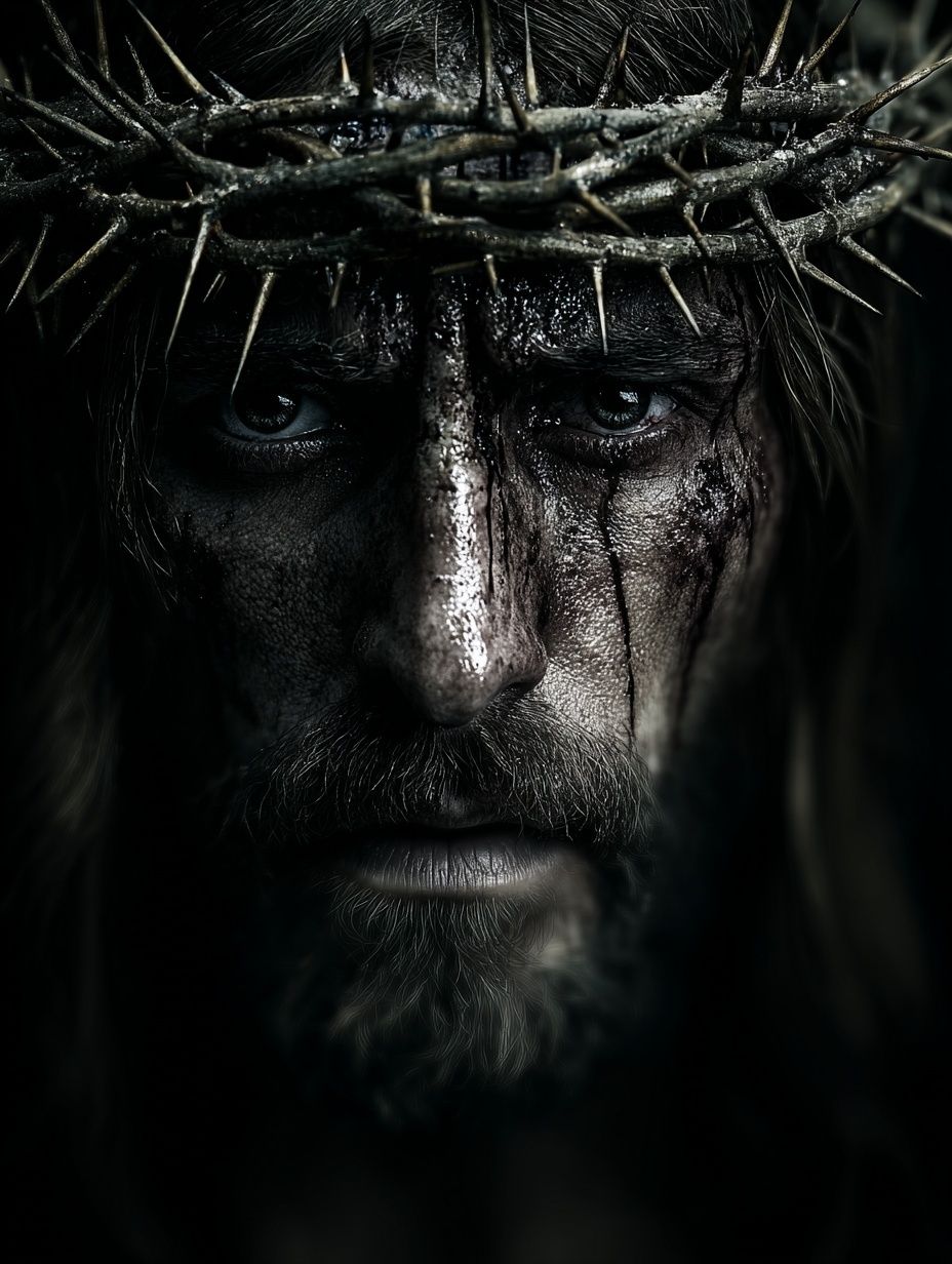 Crowned Christ — Fine Art Print. poster detail