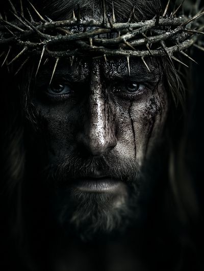 Crowned Christ — Fine Art Print. poster print