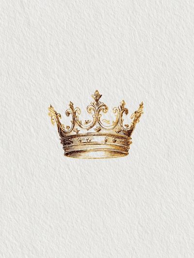 Golden Crown — Vintage Print