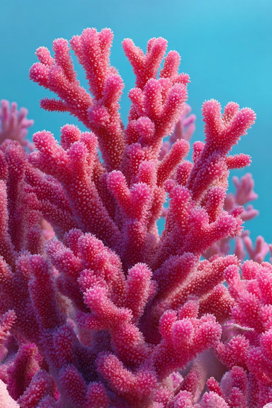 Vibrant Coral Reef — Nature Print. poster detail