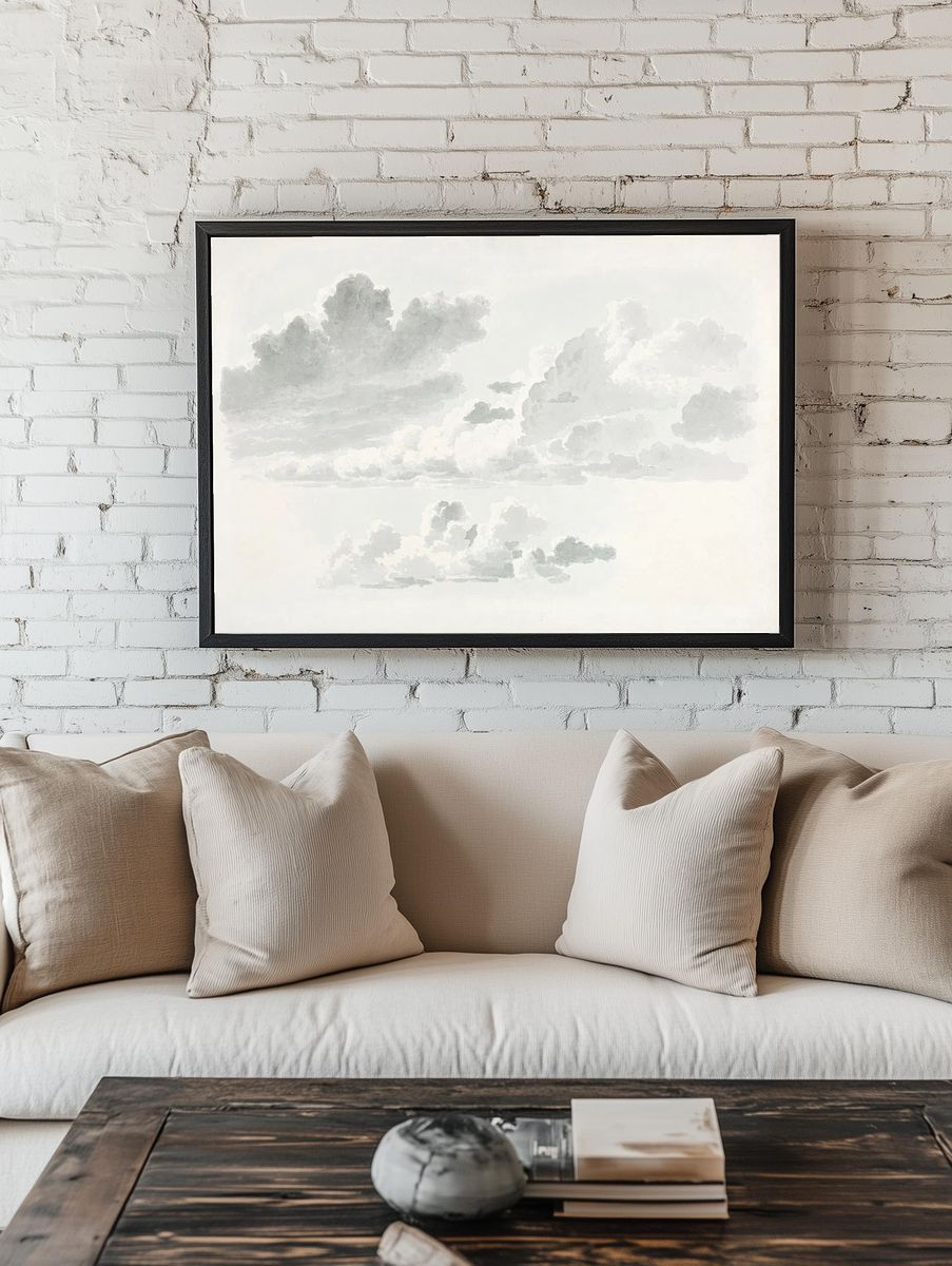 Cloud Study — Fine Art Print. — room view 1