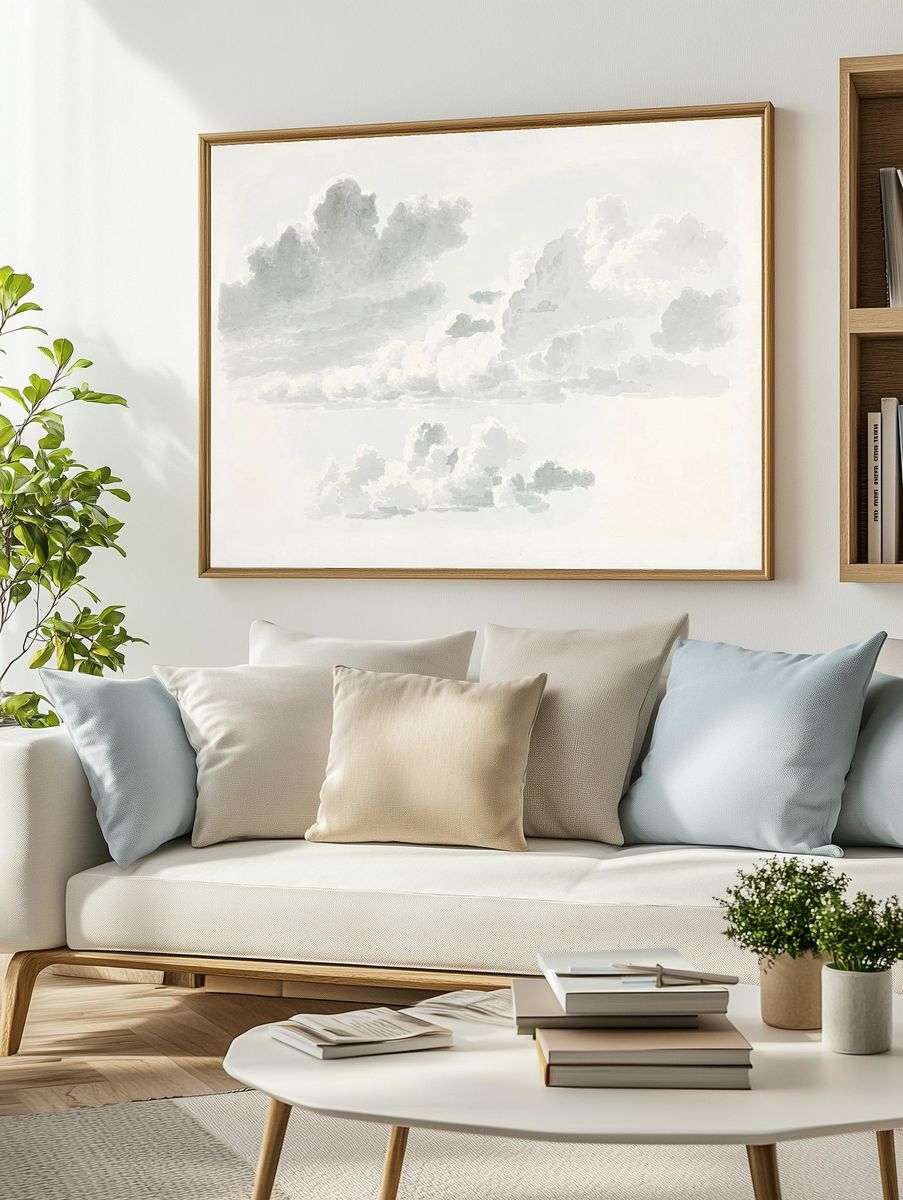 Cloud Study — Fine Art Print. — room view 2