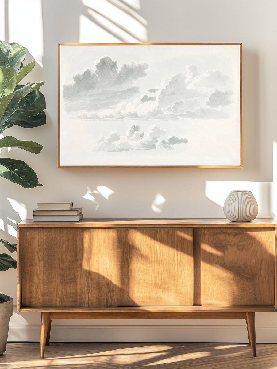 Cloud Study — Fine Art Print. — room view 3