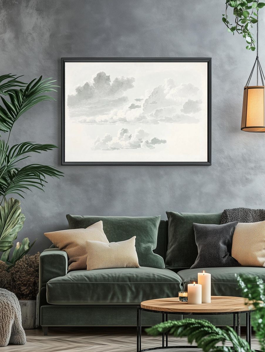 Cloud Study — Fine Art Print. — room view 4