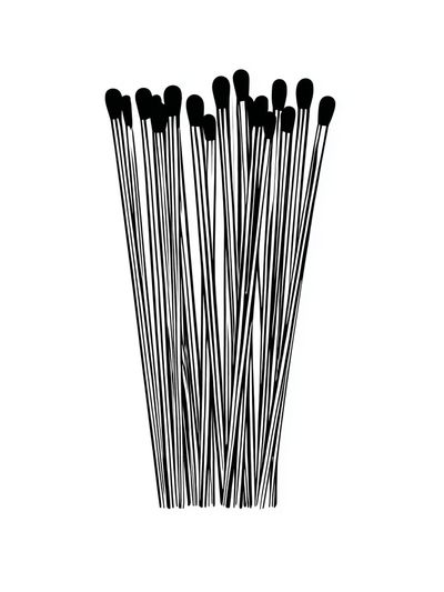 Cotton Swabs — Minimalist Print. poster