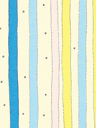Colorful Striped Pattern Poster. poster