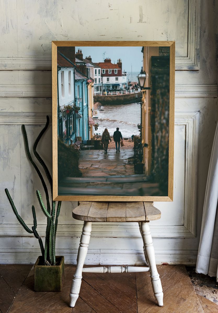 Coastal Stroll — Photography Print. — room view 1