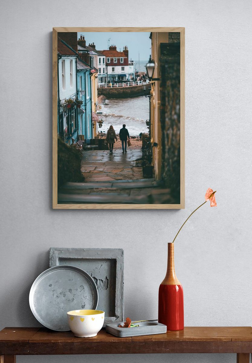Coastal Stroll — Photography Print. — room view 3