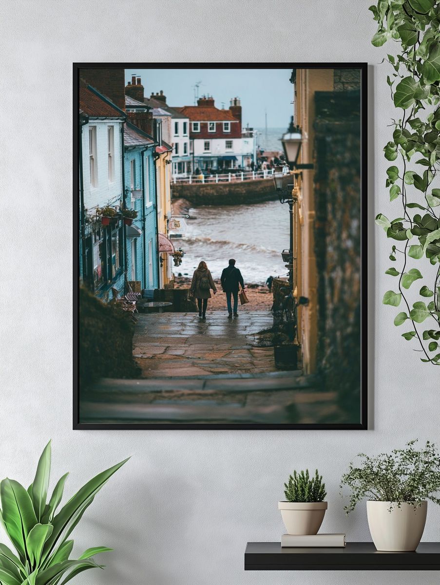 Coastal Stroll — Photography Print. — room view 4