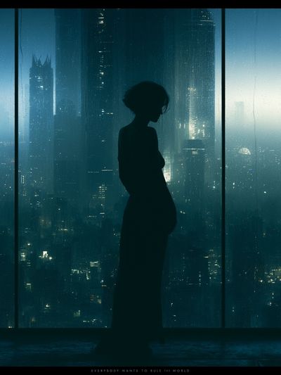 City Silhouette Photography Poster. poster
