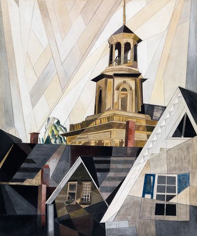 Sir Christopher Wren (1920) painting. poster