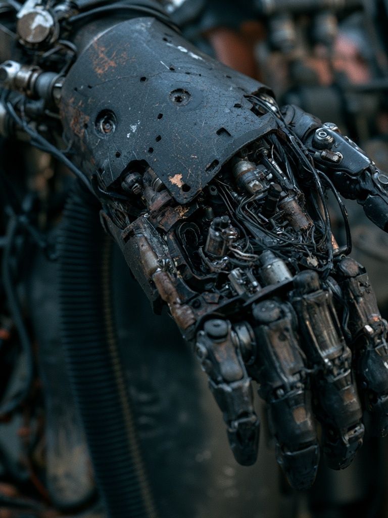Cybernetic Hand — Sci-Fi Photography Print. poster — photography art